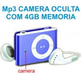 Quem desconfiaria de uma câmera oculta no seu MP3 ? Câmeras Ocultas dentro de um MP3 onde pode gravar audio e video ?